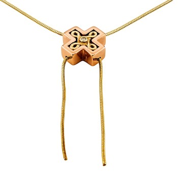 9ct gold Clogau Cross Pendant with chain